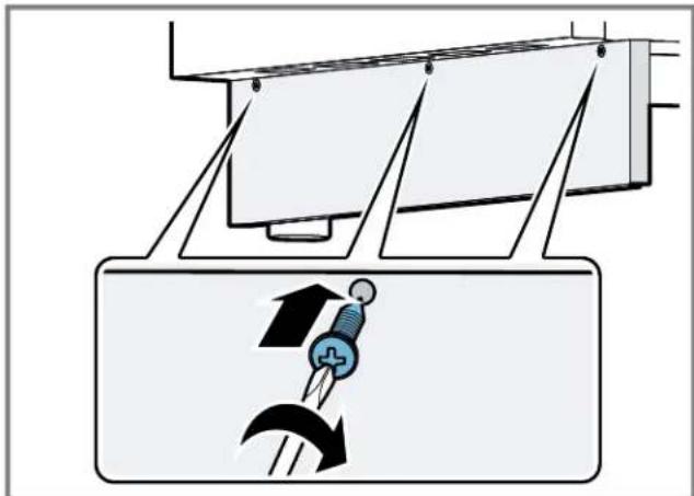 BOSCH HEZ9TK30UC - Installation de la bordure inférieure de protection de la cuisinière - 1