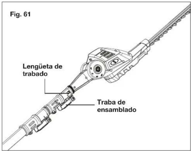 Fig. 61 Lengüeta de trabajo Traba de ensamblado