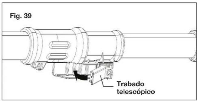 Fig. 39 Trabado telescópico