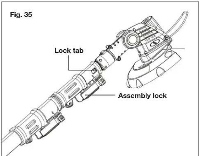 Fig. 35 Lock tab Assembly lock