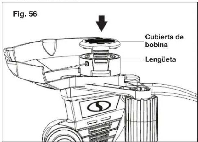 Fig. 56 Cubierta de bobina Lengüeta
