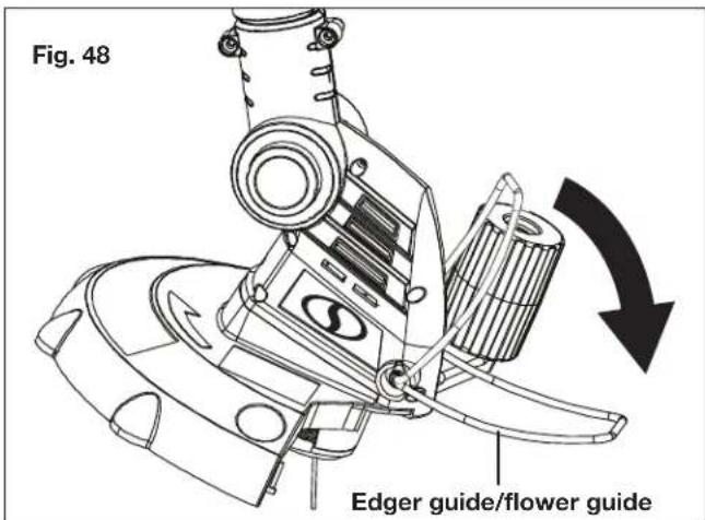 Fig. 48 Edger guide/flower guide