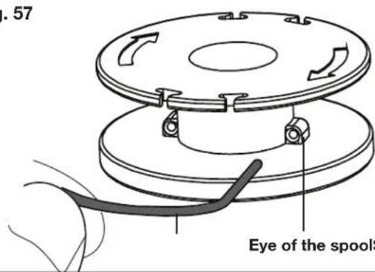 . 57 Eye of the spool