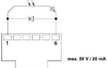 max. 50 V / 20 mA