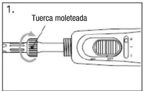 1. Tuerca moleteada