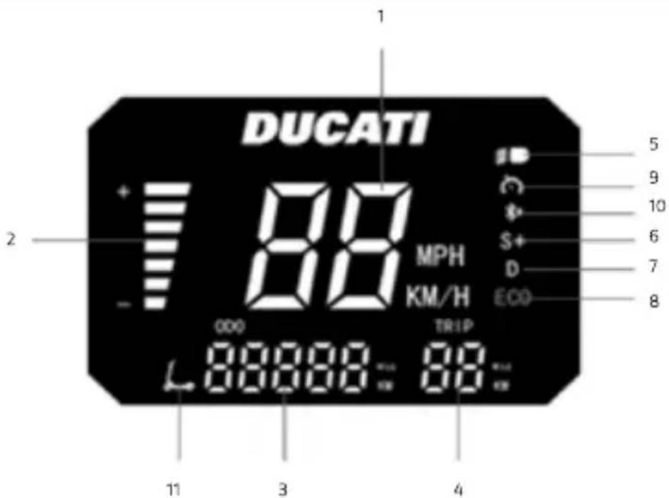 DUCATI PROIII - Informacje dotyczące sterowników / Panelu sterowania - 3