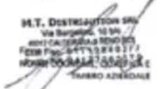 M.T. DISTRIBUTION SRL Via Barguero, 10 bis HINT CALDERA A REND (B) FEBER FOG - VTT TURBO JFF NOMEN DOGAL - OMEPER CA TAMBO AZERDALE