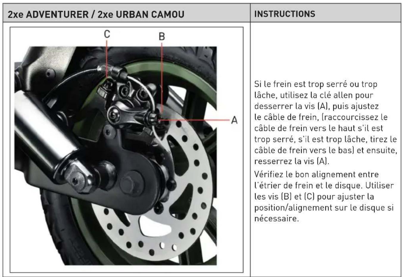 JEEP 2XE Adventurer - Pour des raisons de sécurité, le produit est initialement défini pour éviter un démarrage à l'arrêt. - 2