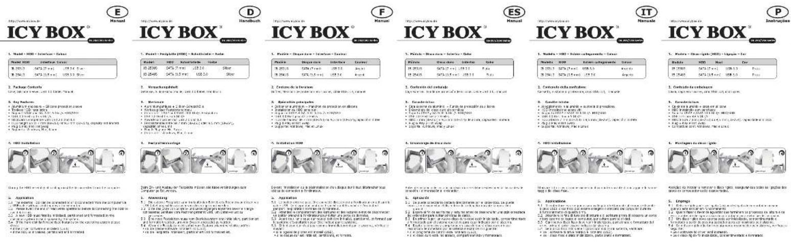 Icy Box IB254U3 - ICY BOX® - 4