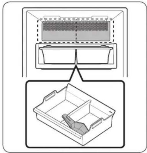 SAMSUNG RF25C5151SR - Fábrica de hielo - 1