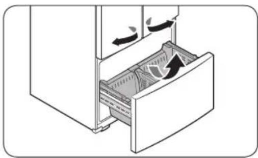 SAMSUNG RF25C5151SR - Lower basket - 1