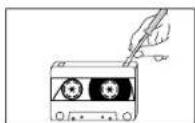 SAMSUNG MMT6T - Précautions à prendre avec les cassettes audio - 2