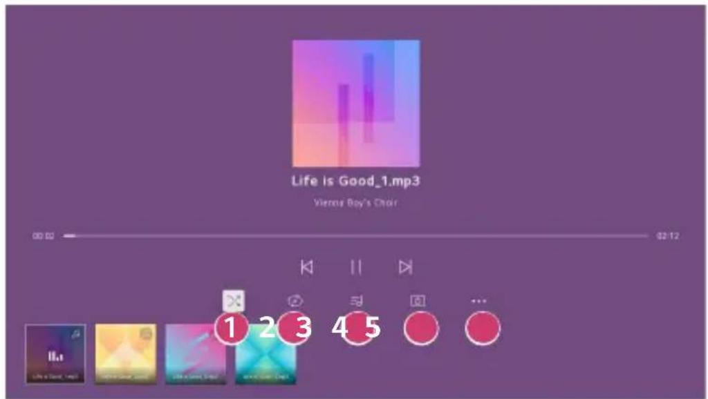 LG CineBeam PF510Q - Écouter de la musique - 1