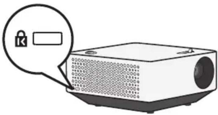 LG CineBeam PF510Q - Système de sécurité Kensington - 1