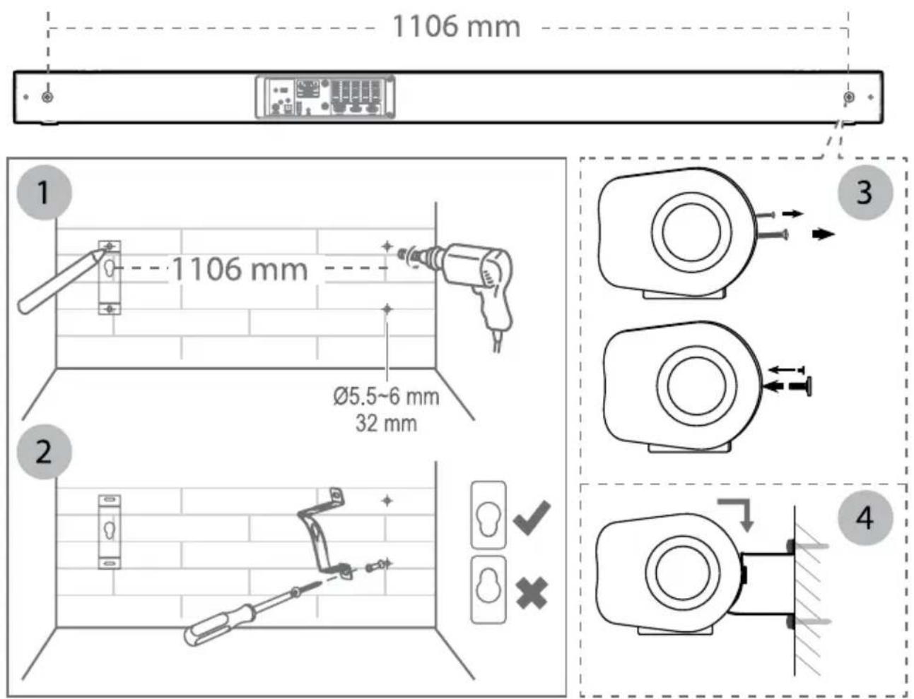 Krüger&Matz Odyssey KM0547 - B - WALL MOUNTING - 1