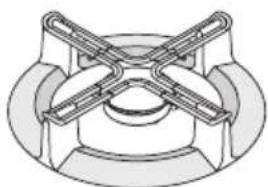 FRANKE FHMF 755 4G DC - Εστία Διάμετρος βάσης ελάχ.- - 6