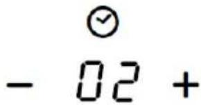 HOOVER HIES55MCTT - Setting the timer to turn more than one cooking zone off - 2