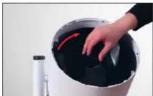 BONECO F230CC - A VENTILÁTORLAPÁTOK TISZTÍTÁSA - 3