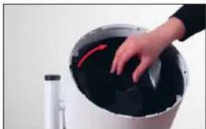 BONECO F230CC - LIMPAR AS PÁS DO VENTILADOR - 3