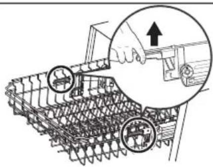 THOMSON TDW4510SL - AJUSTER LE PANIER SUPÉRIEUR - 2