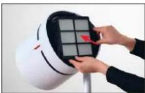 BONECO F220CC - PONOVNA VSTAVITEV FILTRA - 1