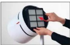 BONECO F220CC - REINSERIMENTO DEL FILTRO - 1