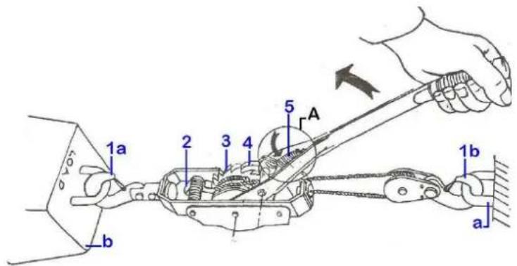 Toolland WKH3000B - Tracter une charge ou tendre le cable - 1