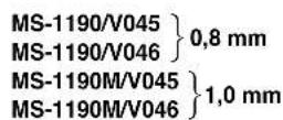 JUKI MS1190 - AVVERTIMENTO : - 1