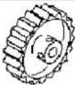 JUKI MS1190 - TABLE OF REPLACEABLE GAUGES - 15
