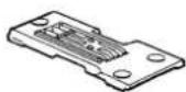 JUKI MS1190 - Tableau des equipements interchangeables - 7