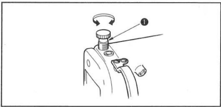 Technical diagram showing a mechanical component with labeled parts and directional arrows indicating rotation or movement.