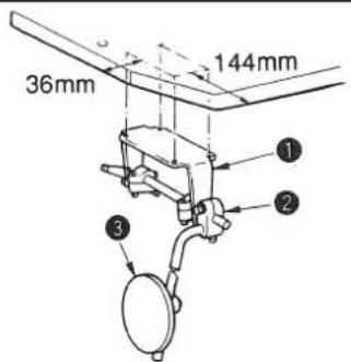 JUKI MS1261M - POSE De la genouillere - 1