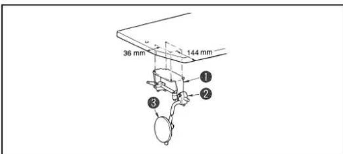 JUKI MS1261M - INSTALLING THE KNEE LIFTER - 1