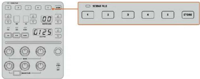 Blackmagic Design ATEM Mini Extreme - So rufen Sie ein Szenen-Preset ab: - 1