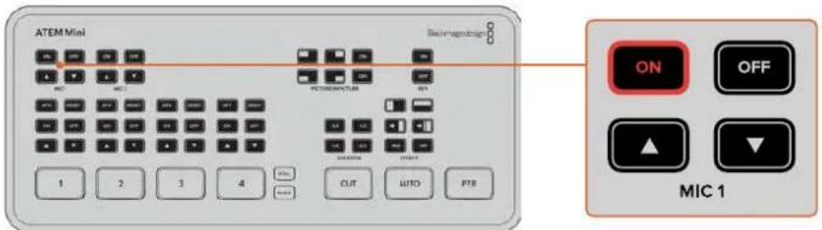 Blackmagic Design ATEM Mini Extreme - Connect a Microphone - 2