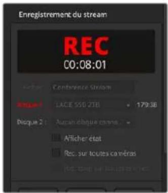 Blackmagic Design ATEM Mini Extreme - Enregistrement du stream - 1