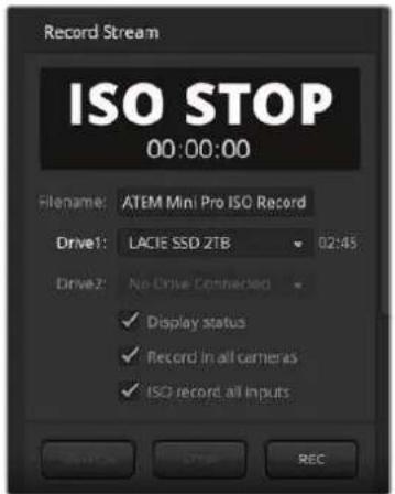 Blackmagic Design ATEM Mini Extreme - How to Record ISO Files - 1