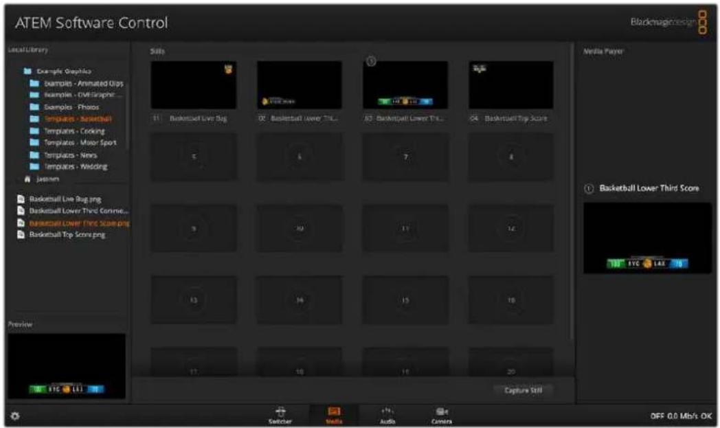 Blackmagic Design ATEM Mini Extreme - Using the Media Page - 1