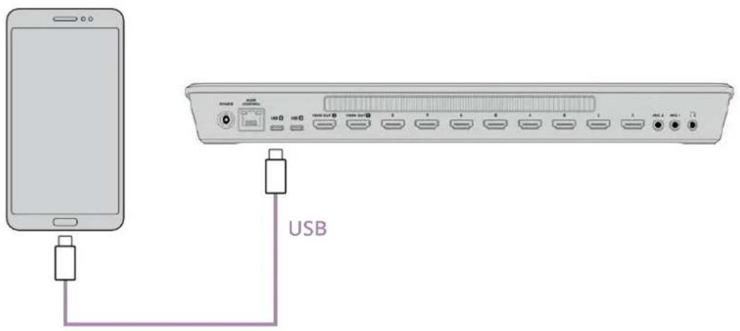 Blackmagic Design ATEM Mini Extreme - Conexión mediante teléfonos móviles - 1