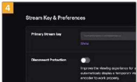 Blackmagic Design ATEM Mini Extreme - Para configurar los ajustes en la plataforma Twitch: - 4