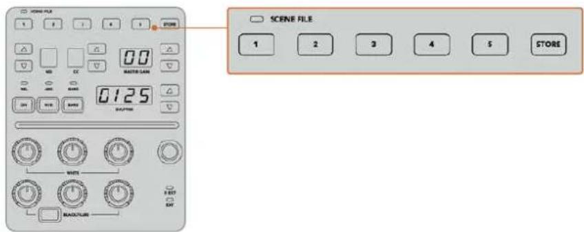 Blackmagic Design ATEM Mini Extreme - Pour rappeler un fichier de scène : - 1
