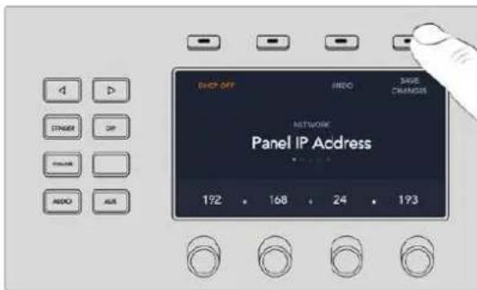 Blackmagic Design ATEM Mini Extreme - Changing Network Settings on ATEM 1 M/E Advanced Panel - 2