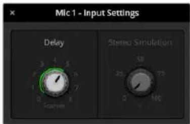 Blackmagic Design ATEM Mini Extreme - To adjust the amount of delay on the selected input: - 2