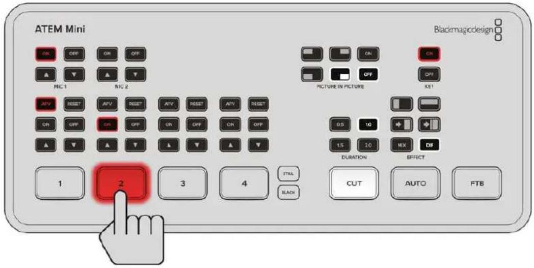 Blackmagic Design ATEM Mini Extreme - Effectuer un cut: - 1