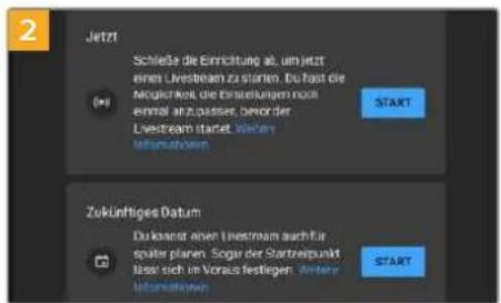 Blackmagic Design ATEM Mini Extreme - So konfigurieren Sie die Einstellungen für YouTube Studio: - 2