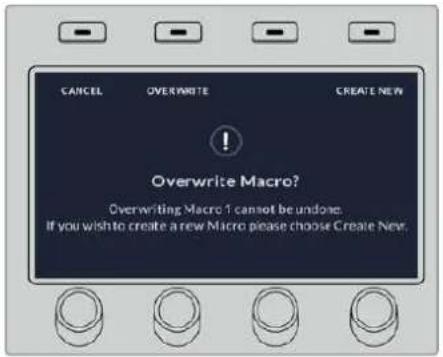 Blackmagic Design ATEM Mini Extreme - ATEM 1 M/E Advanced Panelを使用してマクロを記録 - 3