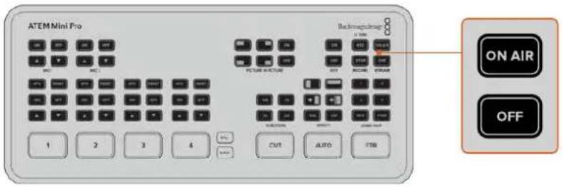 Blackmagic Design ATEM Mini Extreme - 配信ボタン - 1