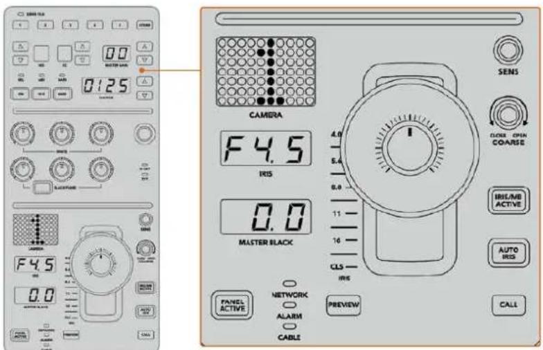Blackmagic Design ATEM Mini Extreme - Controles para el objetivo - 1