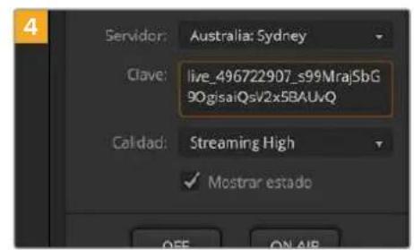 Blackmagic Design ATEM Mini Extreme - Para configurar los ajustes en la plataforma Twitch: - 9
