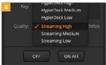 Blackmagic Design ATEM Mini Extreme - To configure your settings for YouTube Studio: - 9